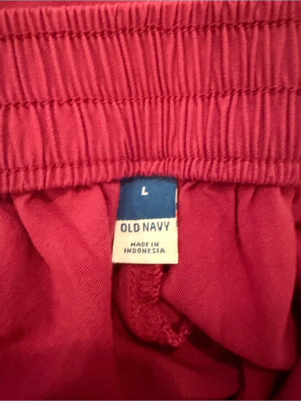 Old Navy Raspberry Wide-Leg Pull On Knit Pants Size Large - Picture 6 of 7